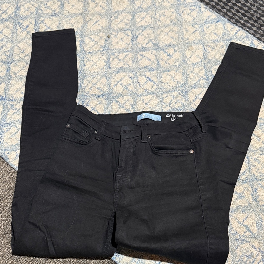 7 for all mankind highest skinny jean